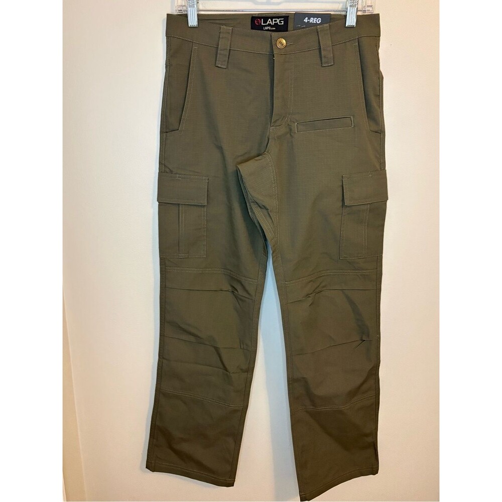 NWT LAPG Ranger Green Ripstop Tactical Cargo Pants 4 Regular